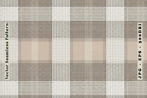 Glen Plaid & Houndstooth Vector, a Pattern Graphic by one-touch