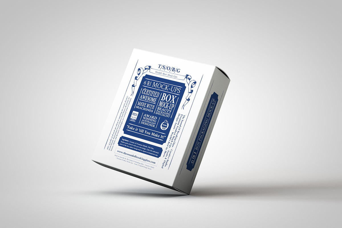 Deluxe Paper Box Mock-Up, a Packaging Mockup by TSOBG (Photo 11 of 25)