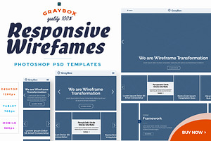 UX Assets Website Wireframe