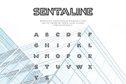 Sentaline logo and monogram font, a Font by Sentavio (Thumbnail 1 of 3)