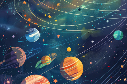 Solar system universe stars and gala, a Background Photo by Pixeness
