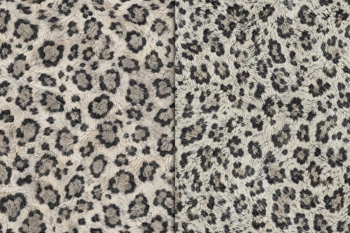 Realistic Snow Leopard Fur Texture, a Pattern Graphic by Artonix (Photo 3 of 3)