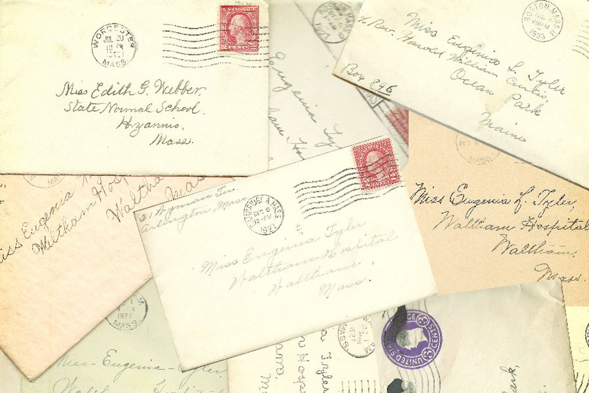 Vintage Letters and Envelopes, a Texture Graphic by Creatively Happy Studio (Photo 2 of 3)
