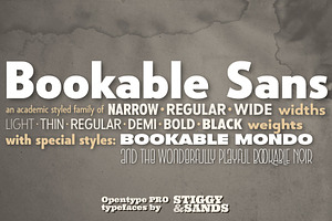 Bookable Sans Collection