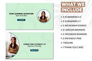 Online Tutoring Canva Templates, a Social Media Template by Branding by Kellsey (Thumbnail 3 of 6)