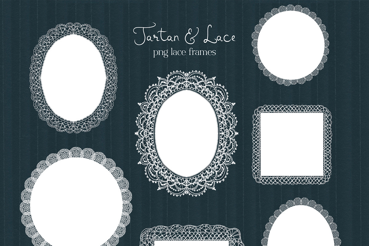 Christmas Lace Frames & Backgrounds, an Object Graphic by whiteheartdesign (Photo 7 of 18)