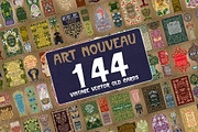 Covers Art Nouveau - giga set, a Decorative Illustration by Stanislav Kharchevskyi (Thumbnail 7 of 11)
