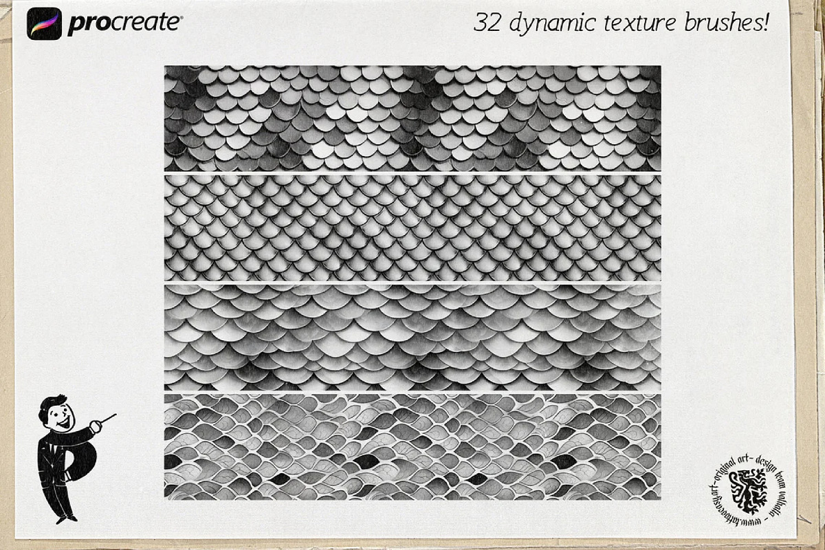 Procreate scale design kit, a Brush Add-On by Studio.Valhalla (Photo 8 of 8)
