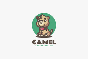 Camel Mascot Cartoon Logo, a Branding & Logo Template by Artnivora.Std