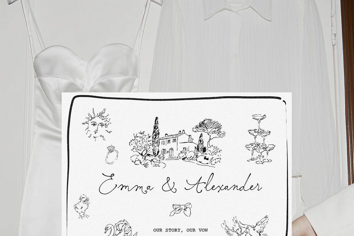 Vows & Symbols: Wedding Collection, an Object Illustration by Purple (Photo 12 of 15)