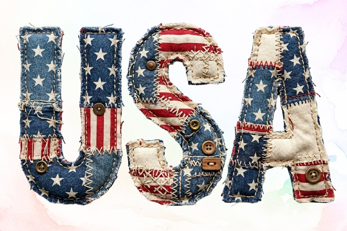 Independence Day USA Patchwork PNG, a Work Illustration by Sublimation Artist (Photo 1 of 9)