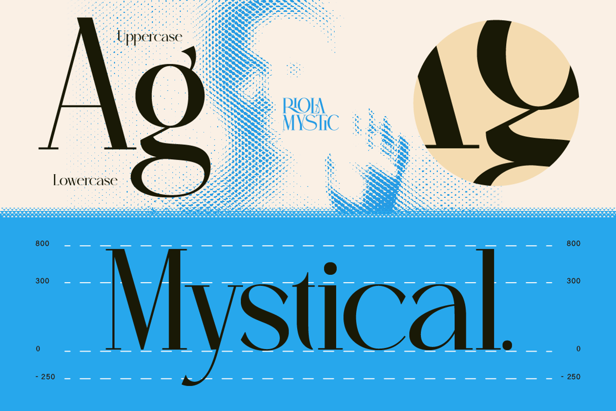 Riola Mystic - Elegant Display Font, a Sans Serif Font by Artisan Themes (Photo 8 of 11)