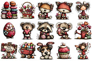 Whimsical Easter Clipart, an Illustration by OK Design (Thumbnail 3 of 6)