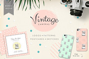 Vintage cameras kit, an Illustration by Manaraga (Thumbnail 1 of 9)