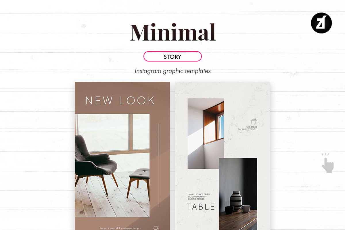 Minimal social media graphic, a Social Media Template by Chanut is industries (Photo 7 of 11)