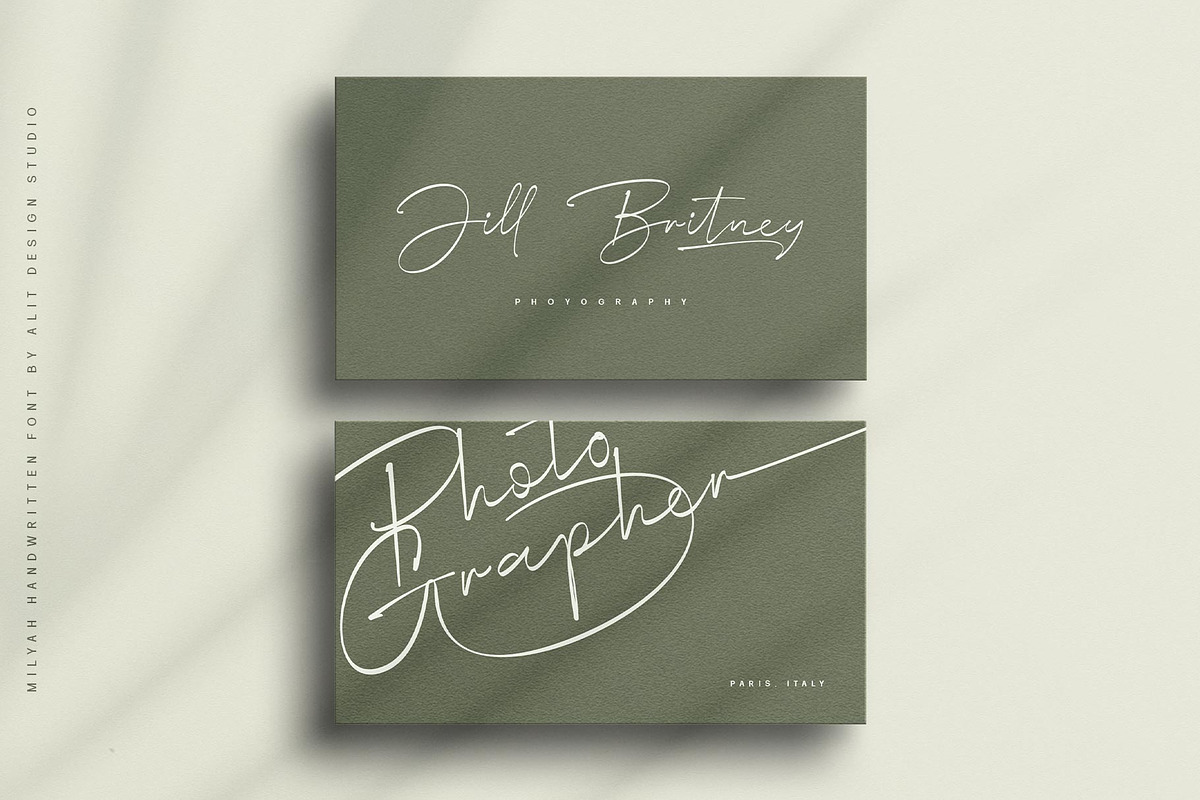 Milyah Signature Script font, a Script Font by alit design (Photo 4 of 15)