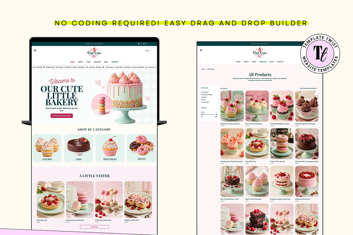 Wix Studio Bakery, a Wix Template by Template Twist Shop (Photo 7 of 9)