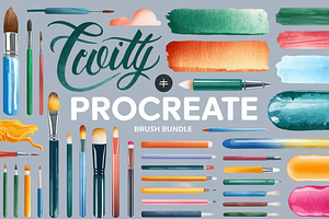 500 Procreate Brushes Mega Bundle