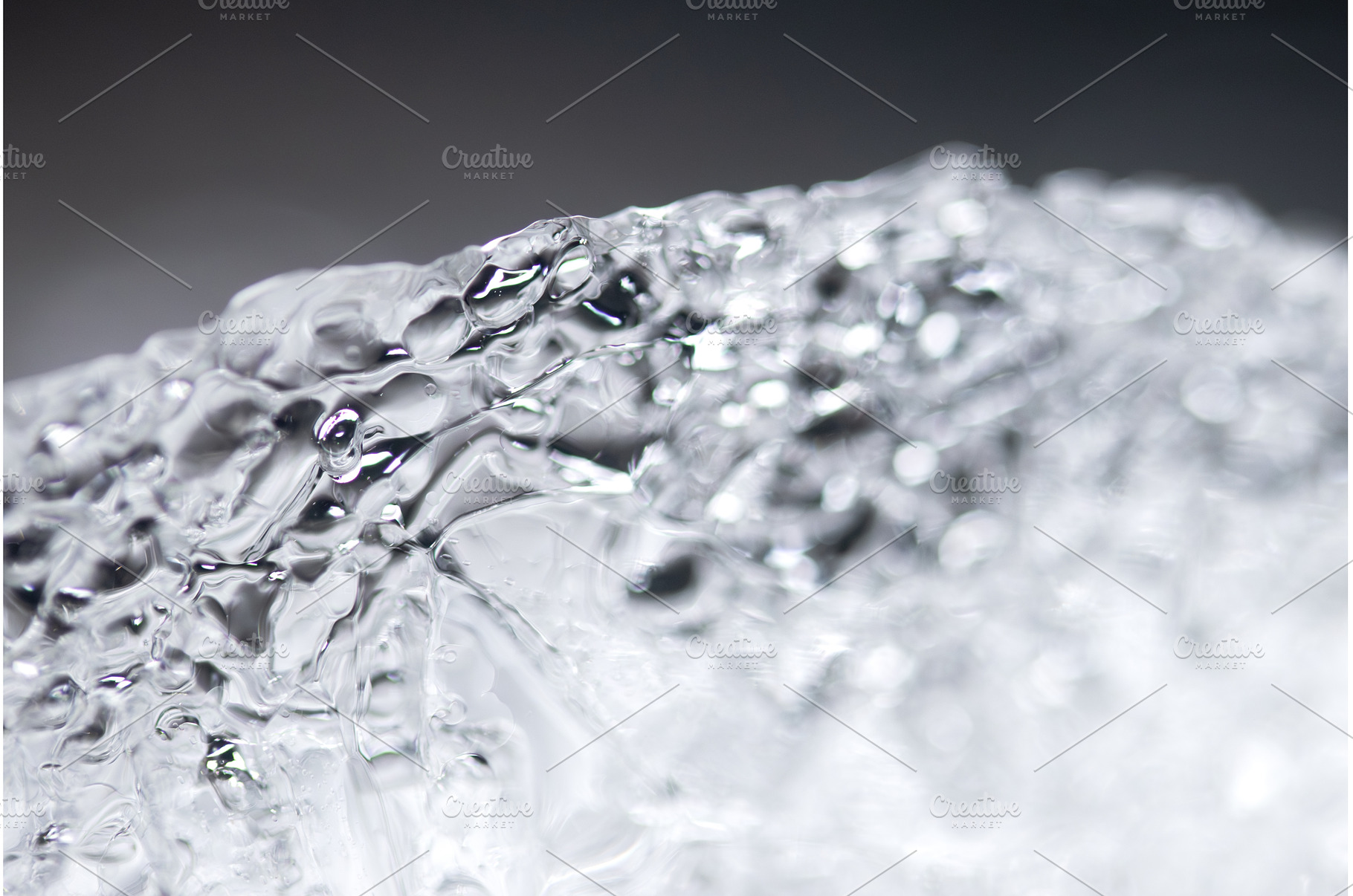ice patterns with sharp edges and, a Nature Photo by Pakosta