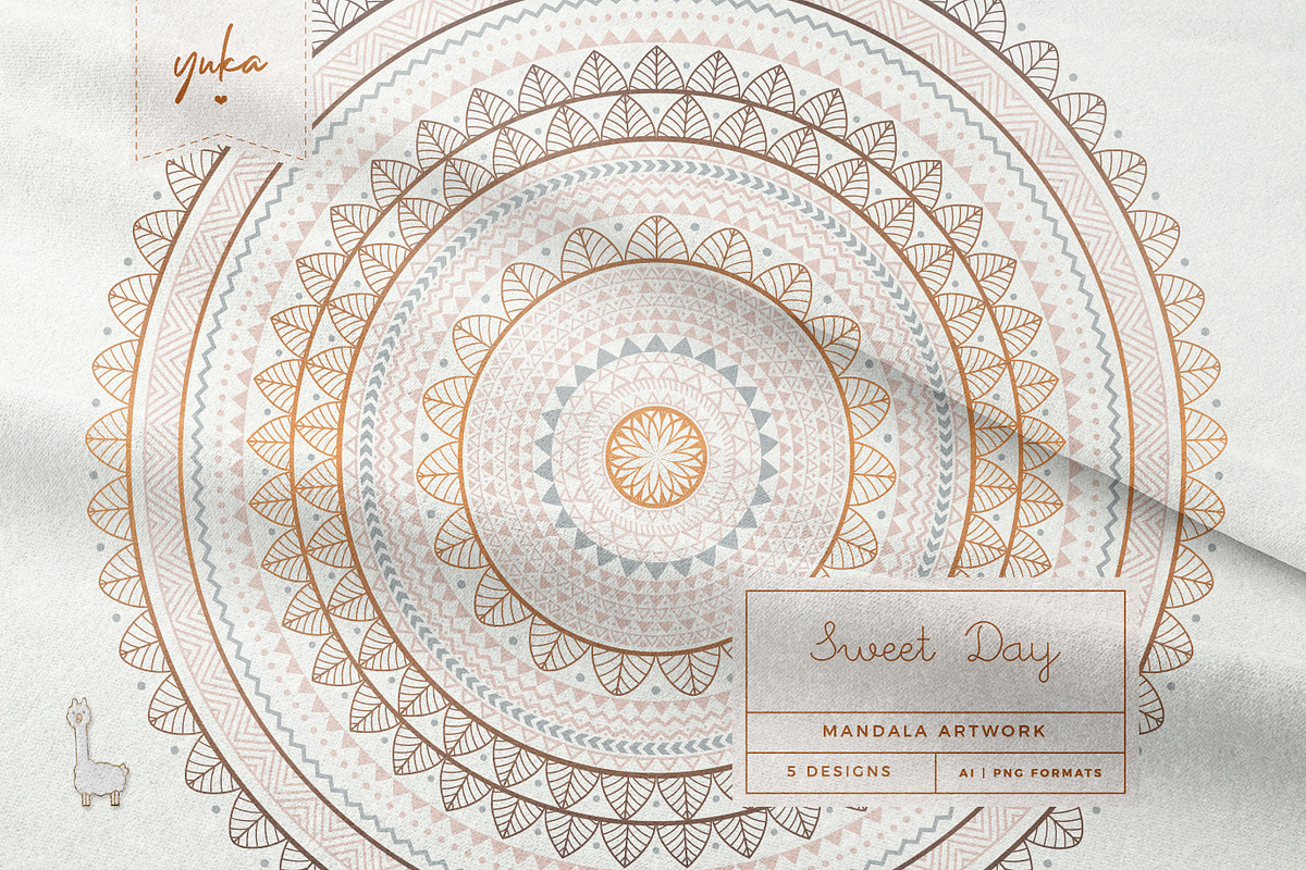 Sweet Day | Mandala Artwork, a Pattern Graphic by Yuka Baby (Photo 1 of 6)