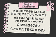 Roghen a Rough Serif Font, a Serif Font by Blankids Studio (Thumbnail 12 of 12)