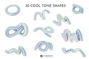 Glossy Abstract 3D Rendered Shapes, a Background Graphic by Youandigraphics (Thumbnail 8 of 13)