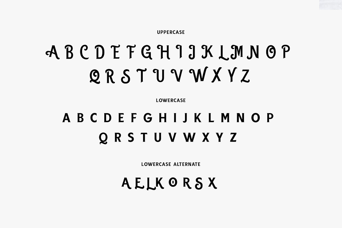 Black Gumners Vintage Typeface, a Font by Yukita Creative (Photo 5 of 10)
