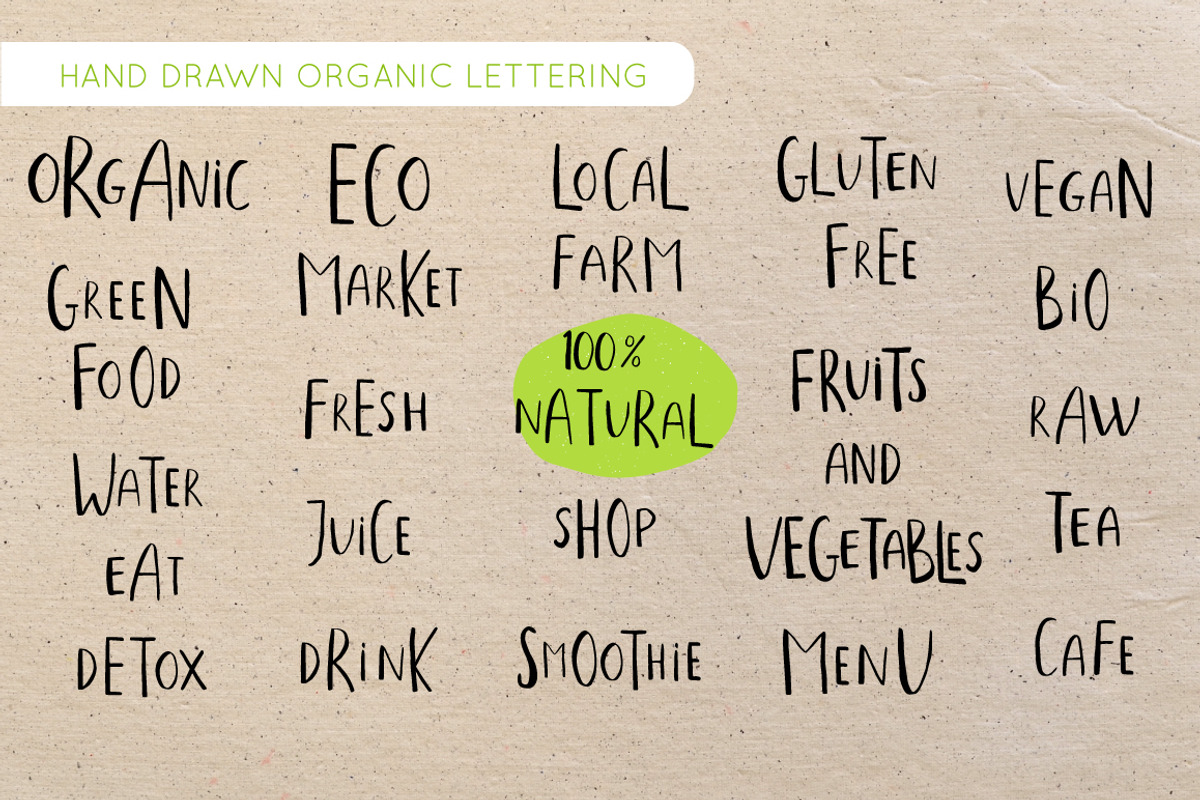 Organic and eco-friendly labels, an Object Graphic by UTM Studio (Photo 9 of 13)