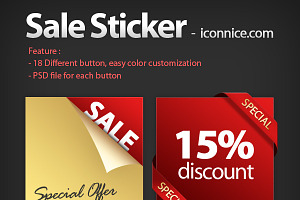 Web Sale Sticker