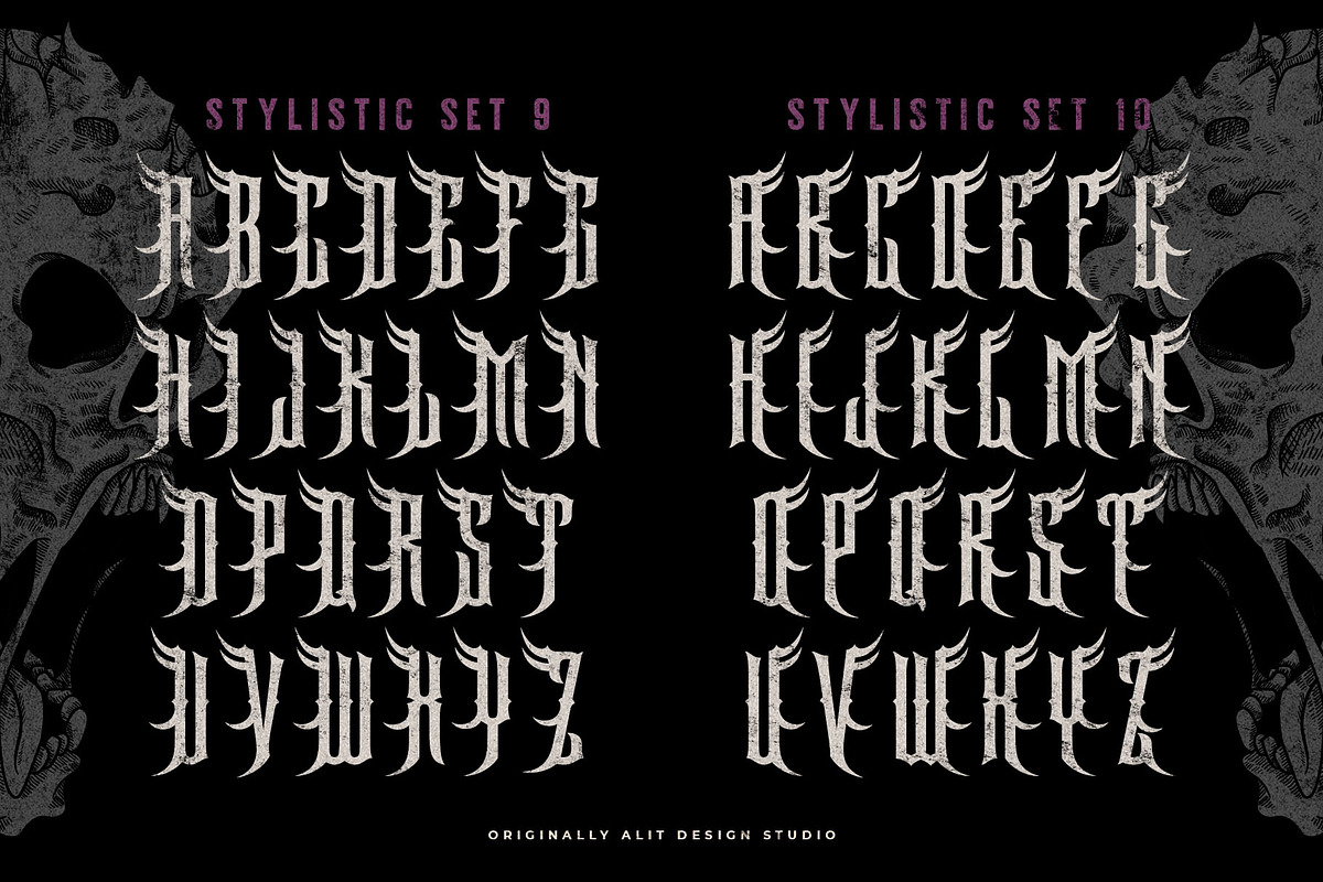 Darksad Typeface, a Blackletter Font by alit design (Photo 15 of 20)