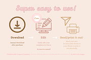 Invoice & Order Form Canva Templates, a Stationery Template by Hell Yeah Designs (Thumbnail 3 of 5)