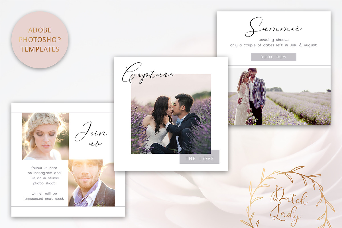 PSD Instagram Post Template Set #1, a Social Media Template by The ...