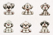 Cute Dog Breed Clipart Bundle, a Seasonal Illustration by CreationArt (Thumbnail 2 of 7)
