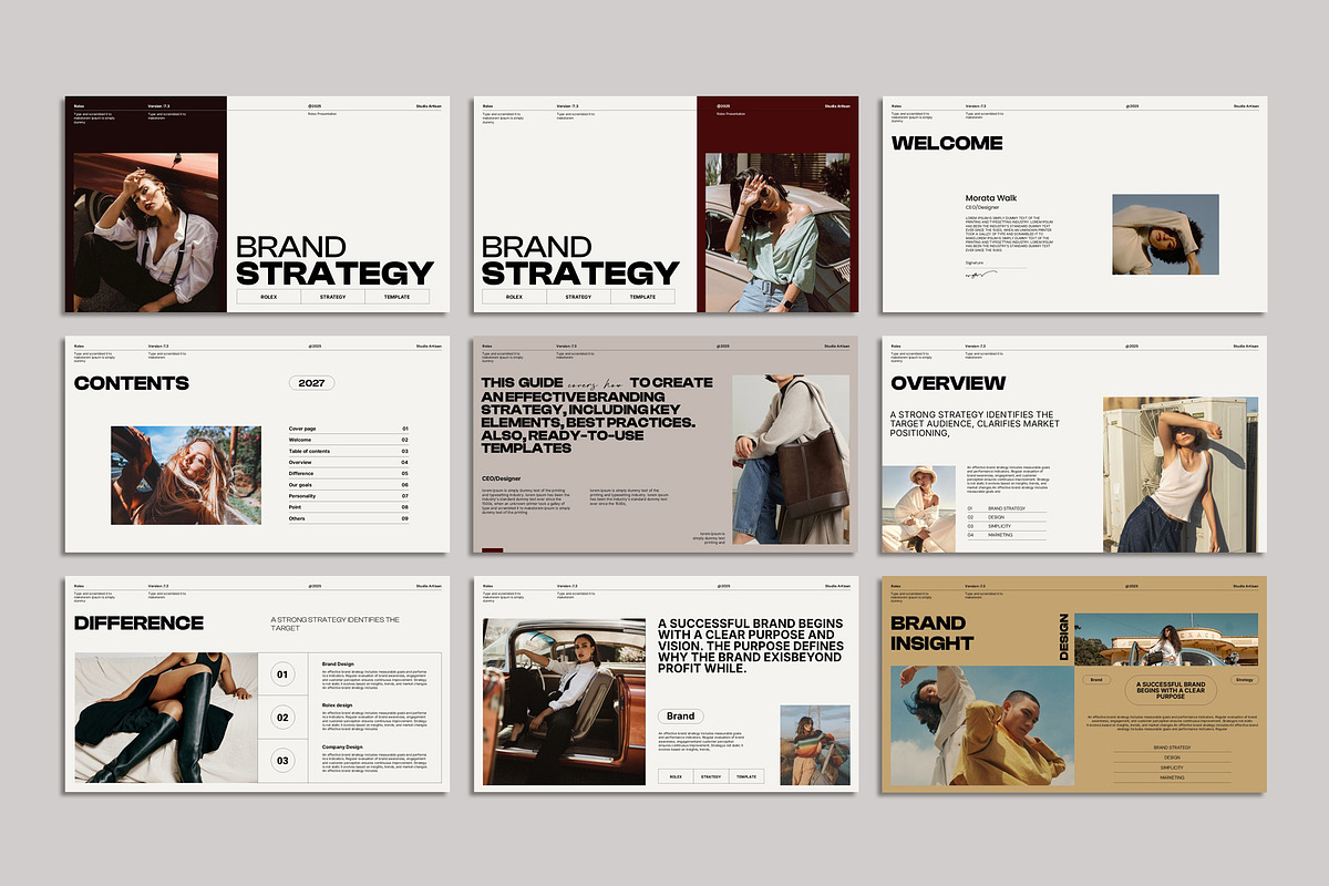 Rolex Brand Strategy Template, a Presentation Template by Studio Artisan (Photo 5 of 7)