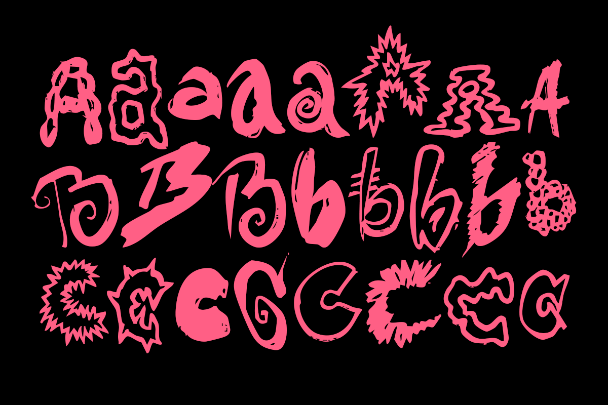 Motion Sickness Handwritten Font, a Handwritten Font by Tom Gordon Design (Photo 4 of 6)