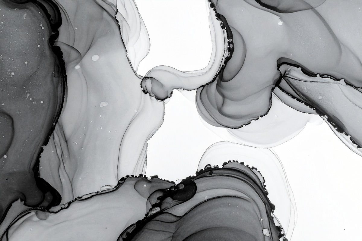 Luxury Monochrome Ink Textures – 10, a Graphic by NOMO DESIGN (Photo 6 of 20)