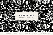 Australian Seamless Patterns Set, a Pattern Graphic by Curly_Pat (Thumbnail 1 of 7)