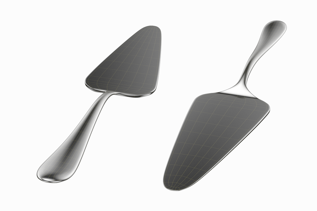 Cake Knife and Server Common Cutlery, an Object 3D Model by VK Studio (Photo 6 of 7)