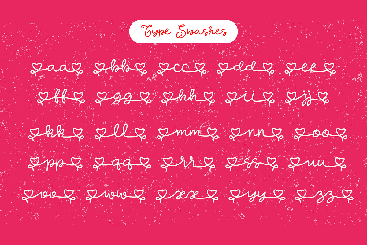 Lush Valentine is a Script font, a Script Font by Brown Cupple (Photo 9 of 9)