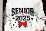 Coquette Senior Class Of 2025 Svg, an Object Graphic by Digi_Design_World (Thumbnail 3 of 5)