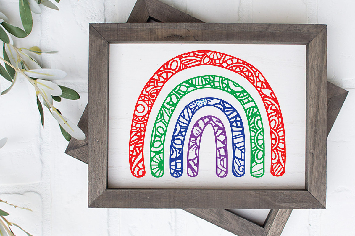 Unicorn Mandala SVG Bundle, an Illustration by OldMarket Designs (Photo 3 of 6)