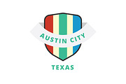 Austin City Vibrant Heritage Crest, a Branding & Logo Template by Aura Canyon HQ (Thumbnail 3 of 3)