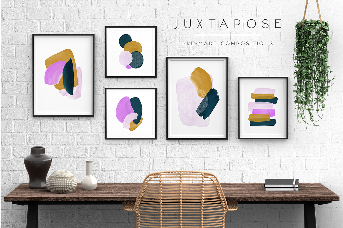 Juxtapose Abstract Shapes, a Background Graphic by Opal Creative (Photo 10 of 16)
