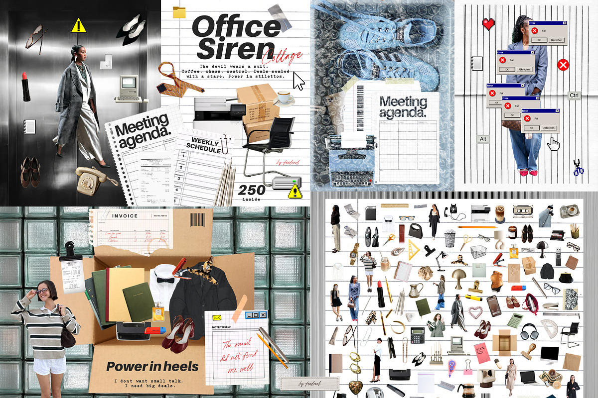 1500+ Collage Bundle, an Object Graphic by Feelsoul (Photo 8 of 13)