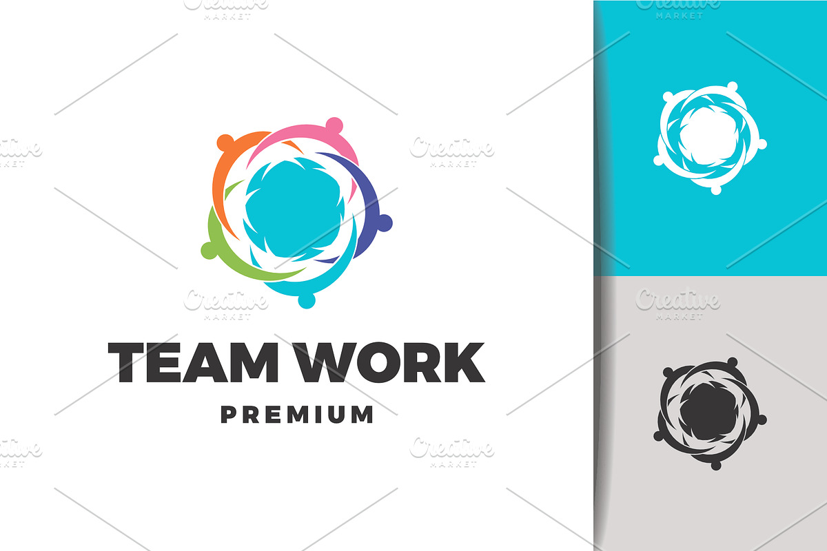 Teamwork Logo for Business Identity, a Branding & Logo Template by mesuka (Photo 2 of 2)