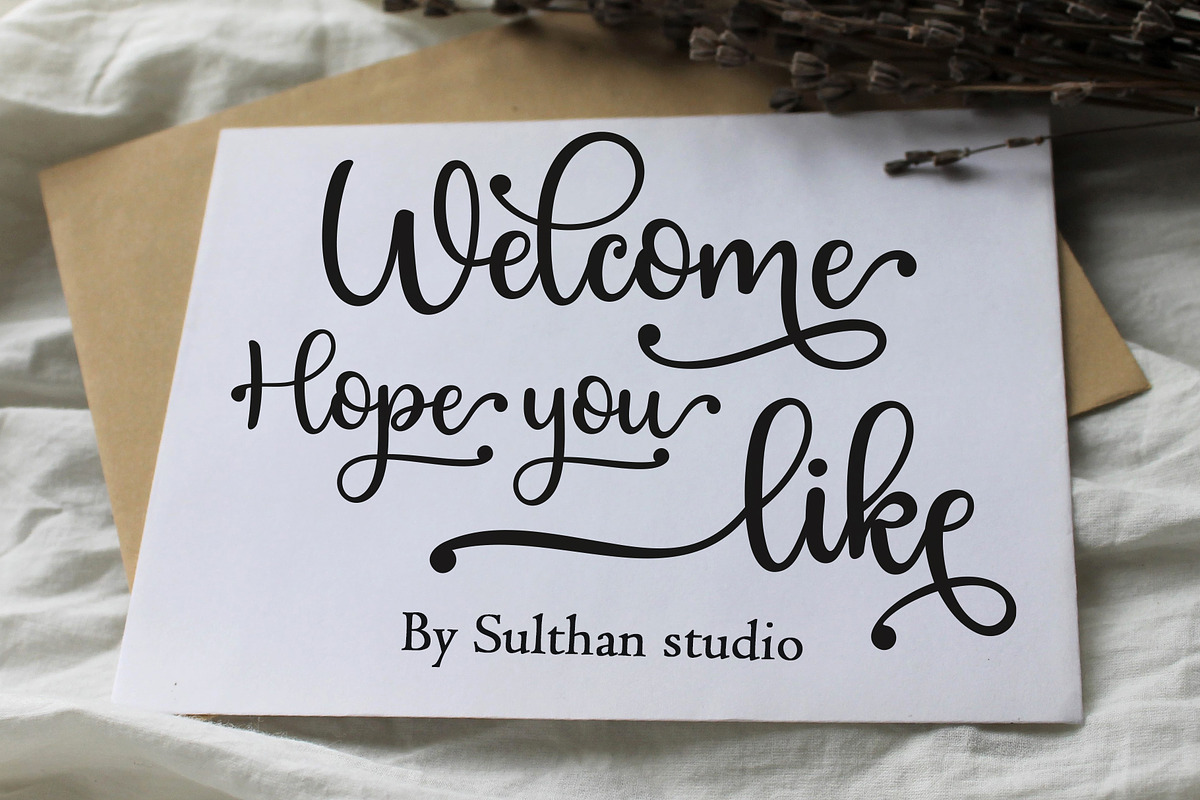 Sweet boho, a Script Font by Sulthan Studio (Photo 5 of 8)
