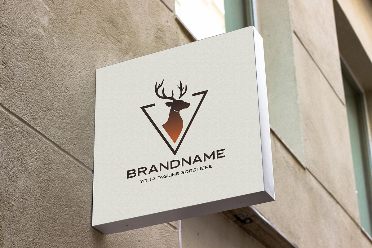 Modern Deer Logo Design, a Branding & Logo Template by YUDesignStore (Photo 2 of 10)