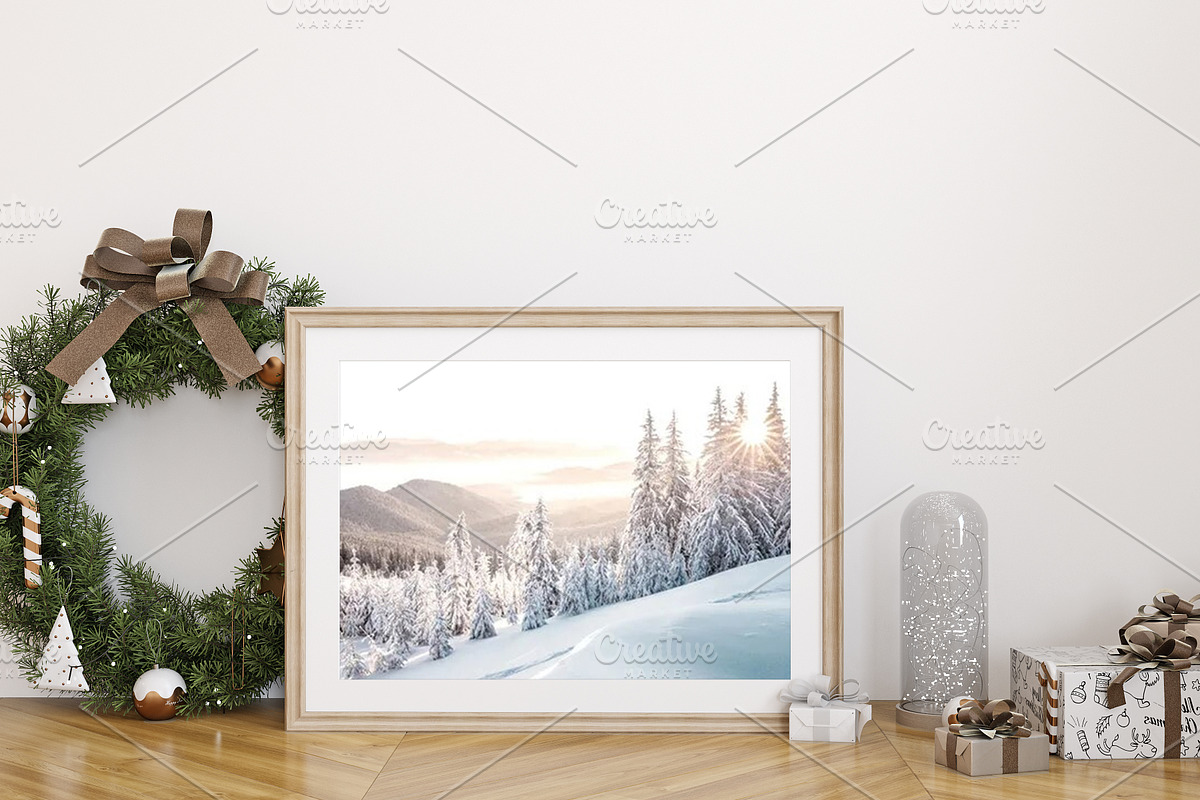 Christmas Frame Mockup Bundle -20, a Print Template by Mockup Shop (Photo 16 of 39)