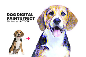 Pet Digital Paint Effect