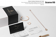 Jewelry or Gift box mockup set, a Packaging Mockup by Assyat (Thumbnail 8 of 8)